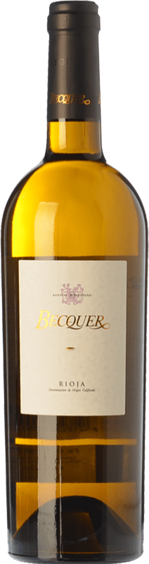 10,95 € Бесплатная доставка | Белое вино Bodegas Escudero Becquer старения D.O.Ca. Rioja