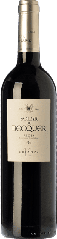 8,95 € | Vino rosso Bodegas Escudero Solar de Becquer Crianza D.O.Ca. Rioja La Rioja Spagna Tempranillo, Grenache, Mazuelo 75 cl
