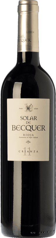 12,95 € 免费送货 | 红酒 Bodegas Escudero Solar de Becquer 岁 D.O.Ca. Rioja