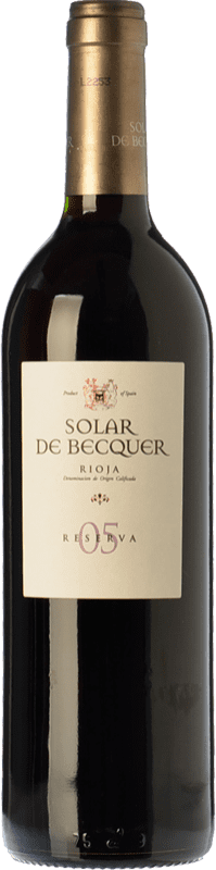 22,95 € 免费送货 | 红酒 Bodegas Escudero Solar de Becquer 预订 D.O.Ca. Rioja