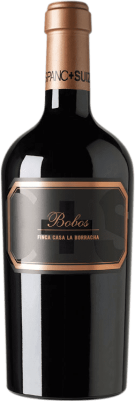 25,95 € | Red wine Hispano-Suizas Bobos Finca Casa La Borracha Crianza D.O. Utiel-Requena Valencian Community Spain Bobal Bottle 75 cl
