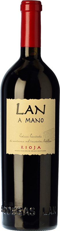 Бесплатная доставка | Красное вино Lan a Mano старения D.O.Ca. Rioja Ла-Риоха Испания Tempranillo, Graciano, Mazuelo 75 cl