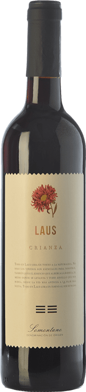 Free Shipping | Red Wine Laus Crianza — Aged D.O. Somontano Aragon Spain Merlot, Cabernet Sauvignon 75 cl