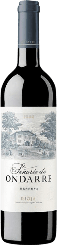 送料無料 | 赤ワイン Ondarre Señorío レセルバ D.O.Ca. Rioja ラ・リオハ スペイン Tempranillo — テンプラニーリョ, Garnacha — グルナッシュ, Mazuelo — マスエロ 75 cl