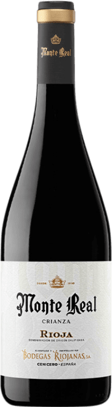 11,95 € | 红酒 Bodegas Riojanas Monte Real 岁 D.O.Ca. Rioja 拉里奥哈 西班牙 Tempranillo 75 cl