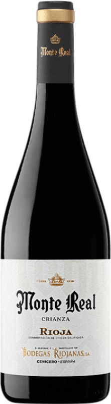 11,95 € | Red wine Bodegas Riojanas Monte Real Aged D.O.Ca. Rioja The Rioja Spain Tempranillo 75 cl