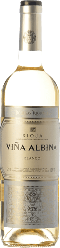 Бесплатная доставка | Белое вино Bodegas Riojanas Viña Albina D.O.Ca. Rioja Ла-Риоха Испания Viura — Виура 75 cl