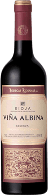 Бесплатная доставка | Красное вино Bodegas Riojanas Viña Albina Selección Резерв D.O.Ca. Rioja Ла-Риоха Испания Tempranillo, Graciano, Mazuelo 75 cl
