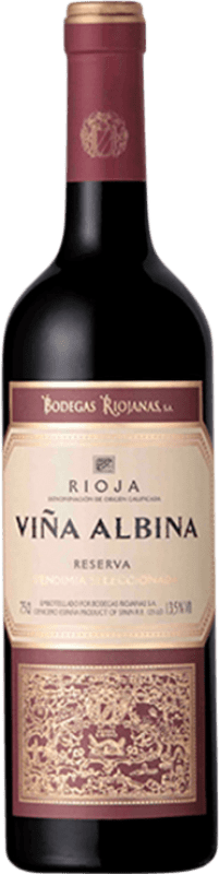 13,95 € | Красное вино Bodegas Riojanas Viña Albina Selección Резерв D.O.Ca. Rioja Ла-Риоха Испания Tempranillo, Graciano, Mazuelo 75 cl