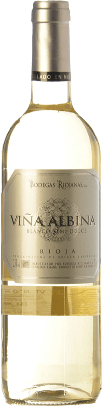 9,95 € Kostenloser Versand | Weißwein Bodegas Riojanas Viña Albina Halbtrocken Halbsüß D.O.Ca. Rioja