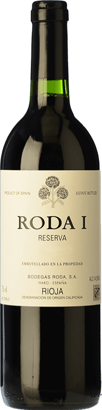 46,95 € Free Shipping | Red wine Bodegas Roda I Reserva D.O.Ca. Rioja The Rioja Spain Tempranillo Bottle 75 cl