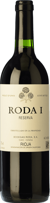 59,95 € Spedizione Gratuita | Vino rosso Bodegas Roda Roda I Riserva D.O.Ca. Rioja Bottiglia Medium 50 cl