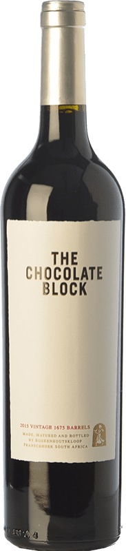 37,95 € | Red wine Boekenhoutskloof Chocolate Block Crianza I.G. Swartland Swartland South Africa Syrah, Grenache, Cabernet Sauvignon, Cinsault, Viognier Bottle 75 cl