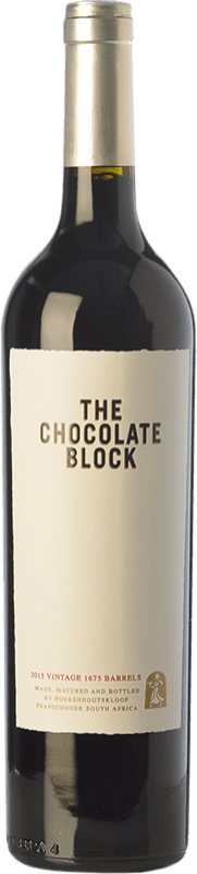 Envío gratis | Vino tinto Boekenhoutskloof The Chocolate Block Crianza I.G. Swartland Swartland Sudáfrica Syrah, Garnacha, Cabernet Sauvignon, Cinsault, Viognier 75 cl