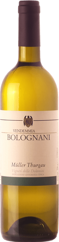 11,95 € | Vinho branco Bolognani I.G.T. Vigneti delle Dolomiti Trentino Itália Müller-Thurgau 75 cl