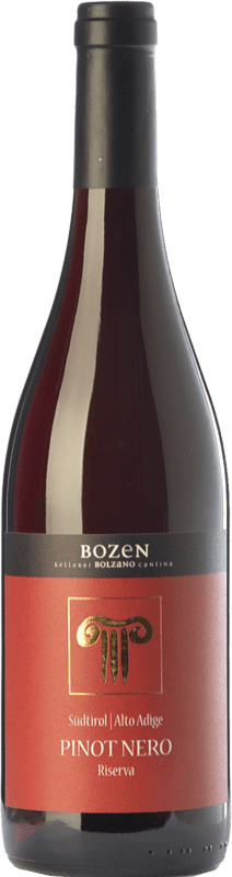 35,95 € Free Shipping | Red wine Bolzano Pinot Nero Riserva Reserva D.O.C. Alto Adige Trentino-Alto Adige Italy Pinot Black Bottle 75 cl