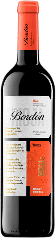 9,95 € Envoi gratuit | Vin Rouge Bodegas Franco Españolas Bordón Crianza D.O.Ca. Rioja