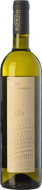 Spedizione Gratuita | Vino bianco Borgo Paglianetto Vertis D.O.C. Verdicchio di Matelica Marche Italia Verdicchio Biologico 75 cl