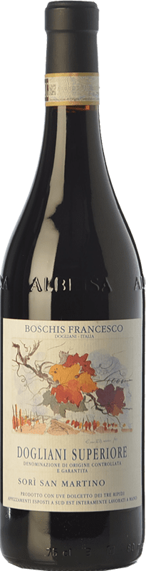 16,95 € | Red wine Boschis Sorì San Martino D.O.C.G. Dolcetto di Dogliani Superiore Piemonte Italy Dolcetto 75 cl