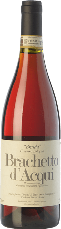 16,95 € | Сладкое вино Braida D.O.C.G. Brachetto d'Acqui Пьемонте Италия Brachetto 75 cl