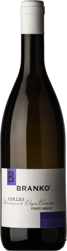 26,95 € | Vinho branco Branko Pinot Grigio D.O.C. Collio Goriziano-Collio Friuli-Venezia Giulia Itália Pinot Cinza 75 cl