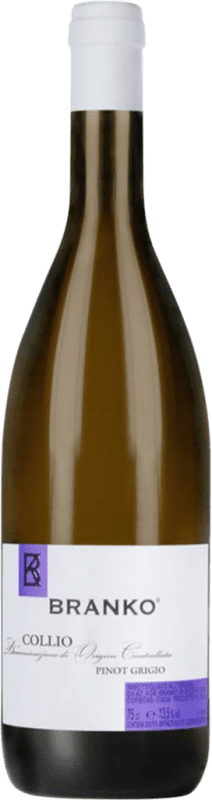 Envoi gratuit | Vin blanc Branko Pinot Grigio D.O.C. Collio Goriziano-Collio Frioul-Vénétie Julienne Italie Pinot Gris 75 cl