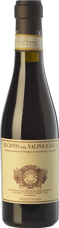 Kostenloser Versand | Süßwein Brigaldara D.O.C.G. Recioto della Valpolicella Venetien Italien Sangiovese, Corvina, Rondinella, Corvinone, Molinara Halbe Flasche 37 cl