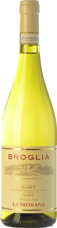 24,95 € Free Shipping | White wine Broglia La Meirana D.O.C.G. Cortese di Gavi Piemonte Italy Cortese Bottle 75 cl