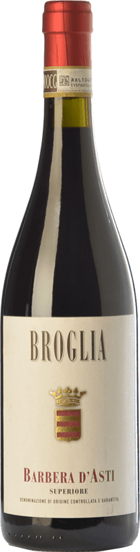 16,95 € Envio grátis | Vinho tinto Broglia Superiore D.O.C. Barbera d'Asti