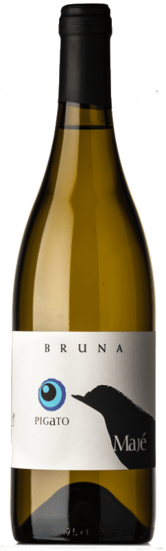 Бесплатная доставка | Белое вино Bruna Majé D.O.C. Riviera Ligure di Ponente Лигурия Италия Pigato — Пигато 75 cl