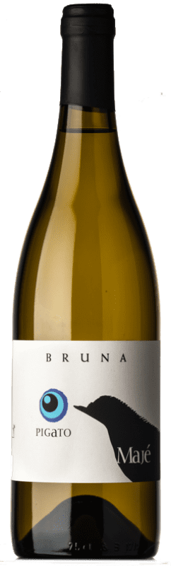 Envio grátis | Vinho branco Bruna Majé D.O.C. Riviera Ligure di Ponente Liguria Itália Pigato 75 cl