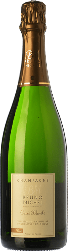 Envío gratis | Espumoso Blanco Bruno Michel Cuvée A.O.C. Champagne Champagne Francia Chardonnay, Pinot Meunier 75 cl