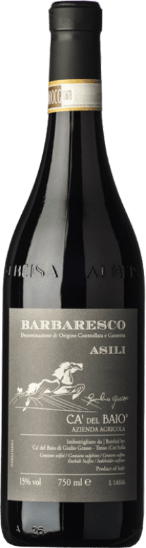 49,95 € Free Shipping | Red wine Cà del Baio Barbaresco Asili Reserva D.O.C. Piedmont Piemonte Italy Nebbiolo Bottle 75 cl