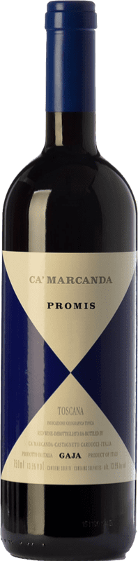 Envío gratis | Vino tinto Gaja Ca' Marcanda Promis Crianza D.O.C. Bolgheri Toscana Italia Merlot, Syrah, Sangiovese 75 cl