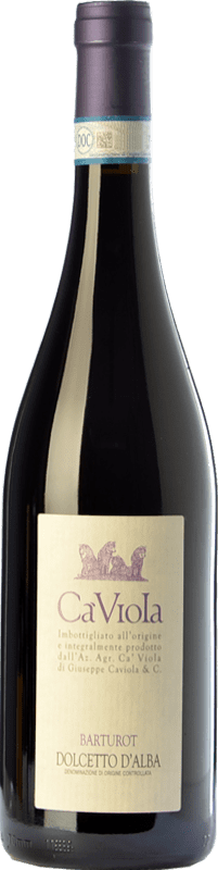 19,95 € | Красное вино Ca' Viola Barturot D.O.C.G. Dolcetto d'Alba Пьемонте Италия Dolcetto 75 cl