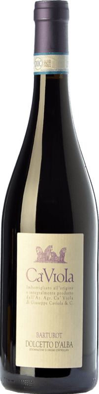 19,95 € | Красное вино Ca' Viola Barturot D.O.C.G. Dolcetto d'Alba Пьемонте Италия Dolcetto — Дольчетто 75 cl