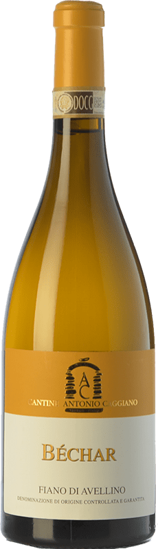 19,95 € Spedizione Gratuita | Vino bianco Caggiano Béchar D.O.C.G. Fiano d'Avellino