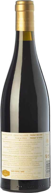 19,95 € Free Shipping | Red wine Cal Batllet Llum d'Alena Crianza D.O.Ca. Priorat Catalonia Spain Grenache, Carignan Bottle 75 cl
