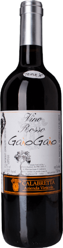 16,95 € Spedizione Gratuita | Vino rosso Calabretta Gaio Gaio I.G.T. Terre Siciliane