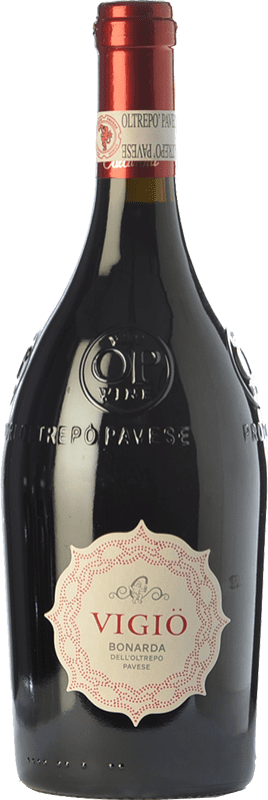 10,95 € | Red sparkling Calatroni Bonarda Frizzante Vigiö D.O.C. Oltrepò Pavese Lombardia Italy Croatina Bottle 75 cl