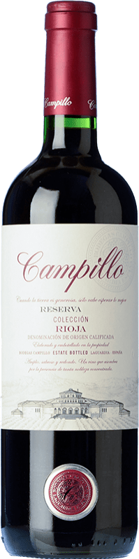 17,95 € Free Shipping | Red wine Campillo Selecta Reserva D.O.Ca. Rioja The Rioja Spain Tempranillo Bottle 75 cl