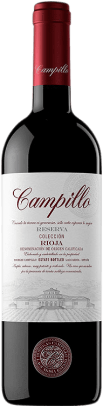 19,95 € | 红酒 Campillo Selecta 预订 D.O.Ca. Rioja 拉里奥哈 西班牙 Tempranillo 75 cl