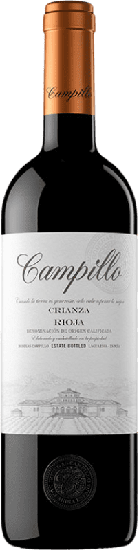 18,95 € 免费送货 | 红葡萄酒 Campillo Crianza — 陈酿 D.O.Ca. Rioja