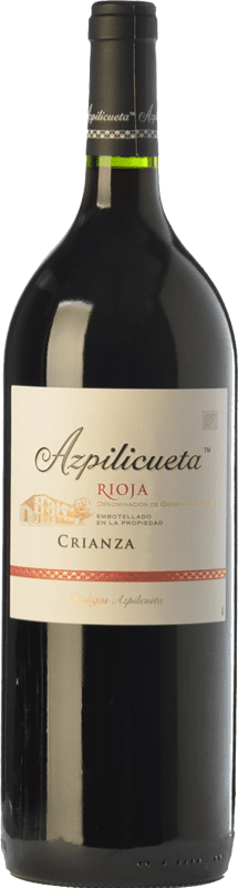 9,95 € | 赤ワイン Campo Viejo Azpilicueta Crianza — クリアンサ D.O.Ca. Rioja ラ・リオハ スペイン Tempranillo — テンプラニーリョ, Graciano — グラシアーノ, Mazuelo — マスエロ マグナムボトル 1,5 L