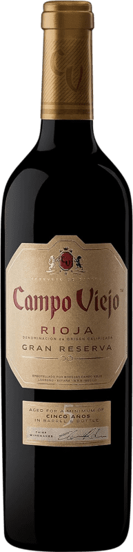22,95 € | 红酒 Campo Viejo 大储备 D.O.Ca. Rioja 拉里奥哈 西班牙 Tempranillo, Graciano, Mazuelo 75 cl