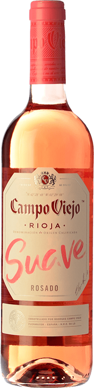 5,95 € | 玫瑰酒 Campo Viejo 年轻的 D.O.Ca. Rioja 拉里奥哈 西班牙 Tempranillo 75 cl
