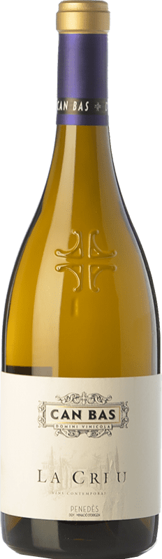 26,95 € Free Shipping | White wine Can Bas La Creu Crianza D.O. Penedès Catalonia Spain Sauvignon White Bottle 75 cl