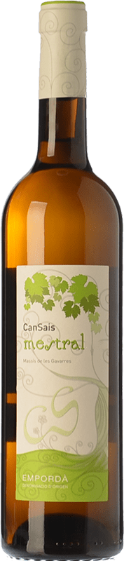 9,95 € | Белое вино Can Sais Mestral D.O. Empordà Каталония Испания Malvasía, Grenache White, Macabeo, Xarel·lo 75 cl