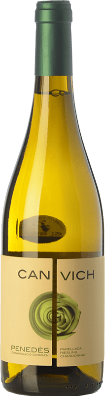 8,95 € Бесплатная доставка | Белое вино Can Vich Parellada-Chardonnay D.O. Penedès