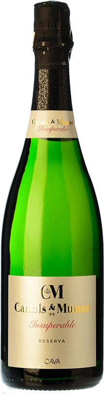 Envoi gratuit | Blanc mousseux Canals & Munné Insuperable Brut Réserve D.O. Cava Catalogne Espagne Macabeo, Xarel·lo, Parellada 75 cl